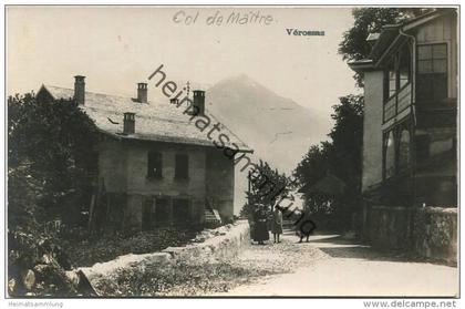 Verossaz - Col de Maitre - Foto-Ansichtskarte 30er Jahre