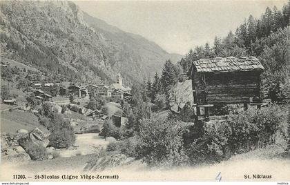 SAINT NICOLAS - ligne Viège-Zermatt.