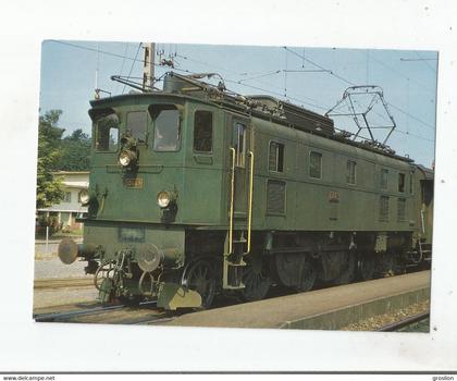 BULACH 18 .7 .1972 CHEMINS DE FER FEDERAUX SUISSES (CFF) LOCOMOTIVE POUR TRAINS DIRECTS Ae 3/6 II 10449