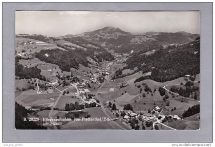 ZH Fischenthal 1961.VII.28. Steg im Tösstal  Fliegeraufnahme  Foto A.Boss