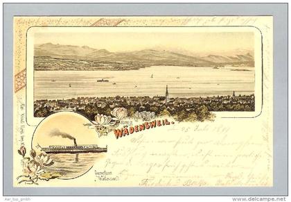 AK ZH Wädenswil 1899-07-26 Litho C.Künzli #1707