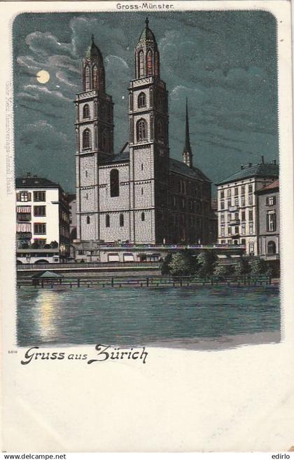 *** ZH ***   ZURICH  GRUSS AUS ZURICH  unused - TTBE